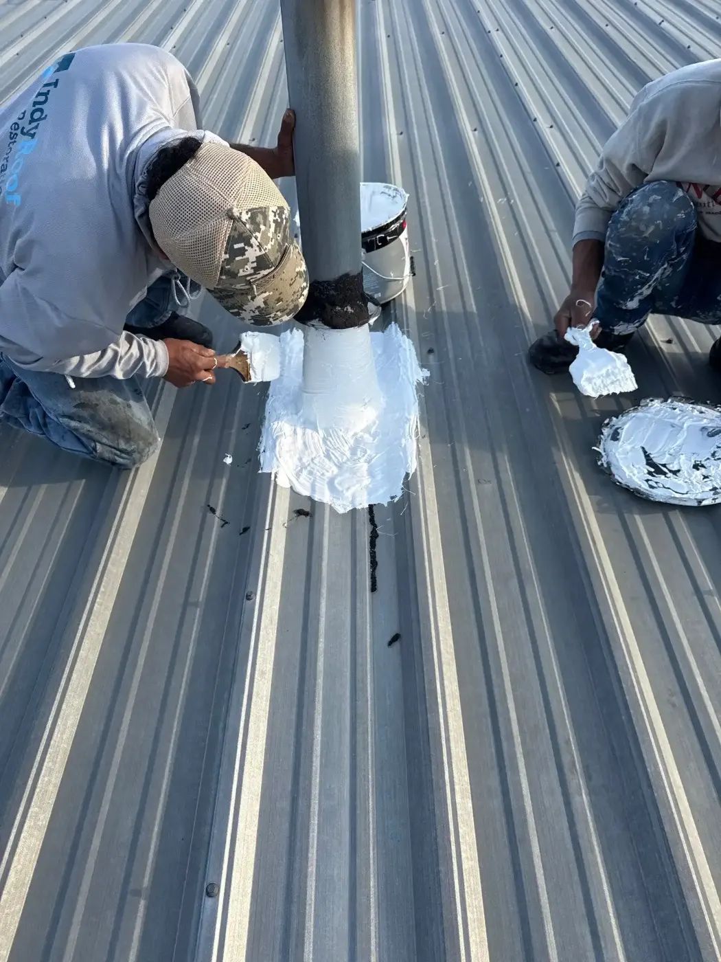 Flashing and seam work in Sheffield Park